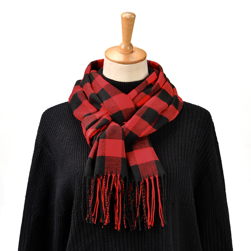 New Design Plaid Cashmere Scar - Muffler Men Wool recension och pris