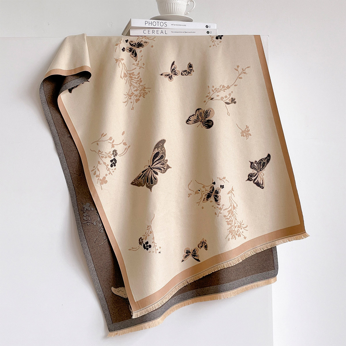 Women Imitation Cashmere Scarf - Woven Scarf Blanket recension och pris