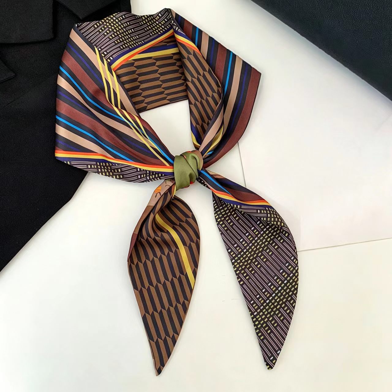 Luxury Print Long Hair Ribbon  - Face Scarf Mask recension och pris