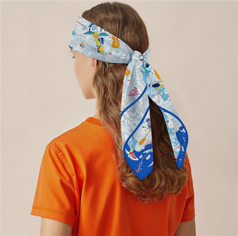 POBING Twill Silk Scarf Women  - Scarf Silk Square recension och pris