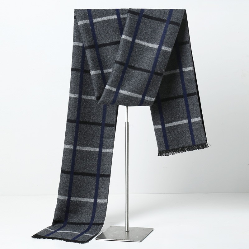 Designer Brand Plaid Men Scarv - Muffler Men Wool recension och pris